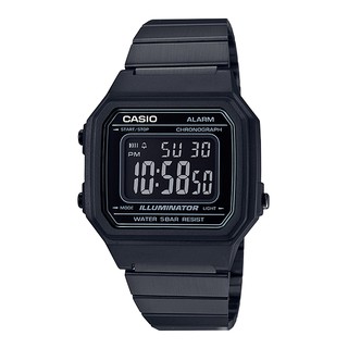 【CASIO】卡西歐文青風電子男錶B650WB-1B B650WB LED燈 宏崑時計 臺灣卡西歐保固一年
