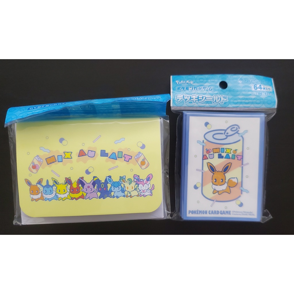 『Micky Lab』日版 寶可夢 Pokemon 罐頭伊布卡套 + 罐頭伊布進化鏈牌盒 全新未拆