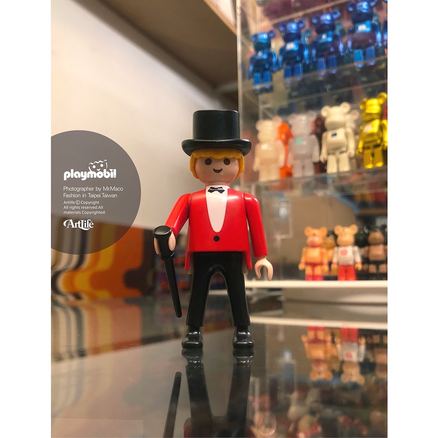 Artlife ㊁ PLAYMOBIL プレイモービル Magician 德國 摩比 高帽 魔術師 絕版 二手老件