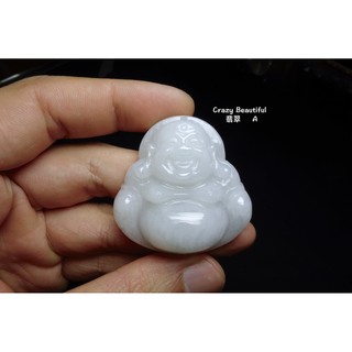 寬容、慈悲、樂觀的化身-彌勒佛『翡翠』墜子-A