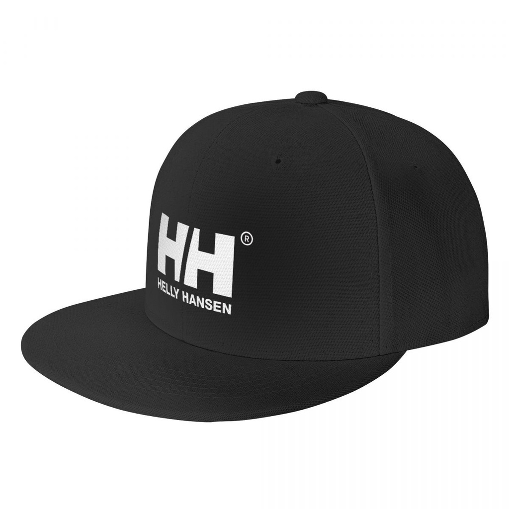 Helly Hansen logo 平帽遮陽帽 印花鴨舌帽太陽帽 帽子 板帽 嘻哈街舞帽 平沿帽 潮帽 平簷撞色 男帽