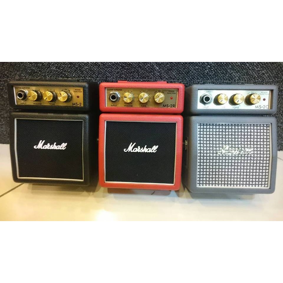 【英國Marshall音箱旗艦店-名人樂器】Marshall 最佳攜帶 英國經典 迷你版 電吉他小型音箱 MS-2