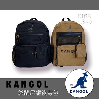 KANGOL 後揹包 尼龍後揹包 附零錢包 袋鼠包包 袋鼠後揹包 原廠正品 後揹包 大容量後揹包 筆電後揹包(現貨)