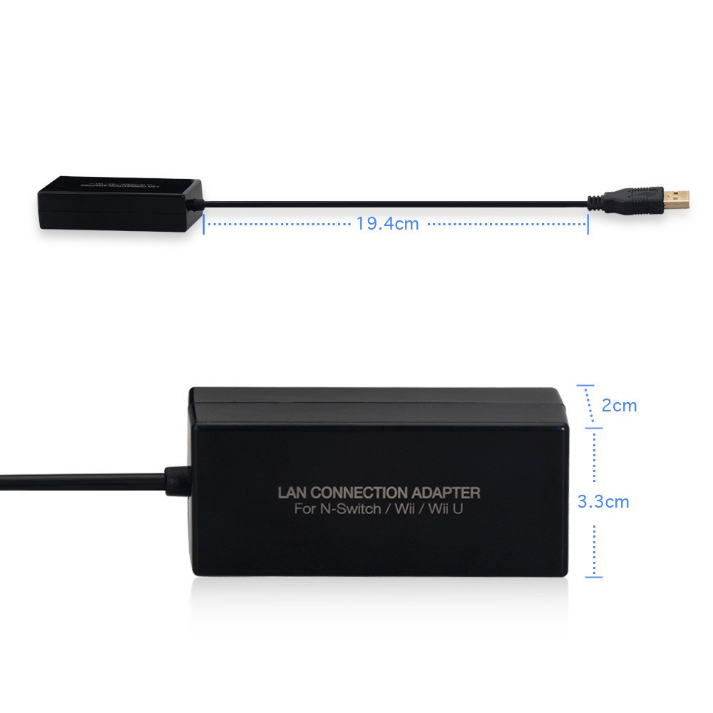 任天堂switch Ns Wii Wiiu 有線網路卡usb網卡 蝦皮購物