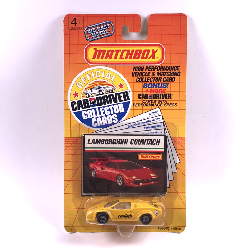 《盒控》Matchbox 火柴盒 Lamborghini Countach Car&amp;Driver汽車雜誌官方收藏版