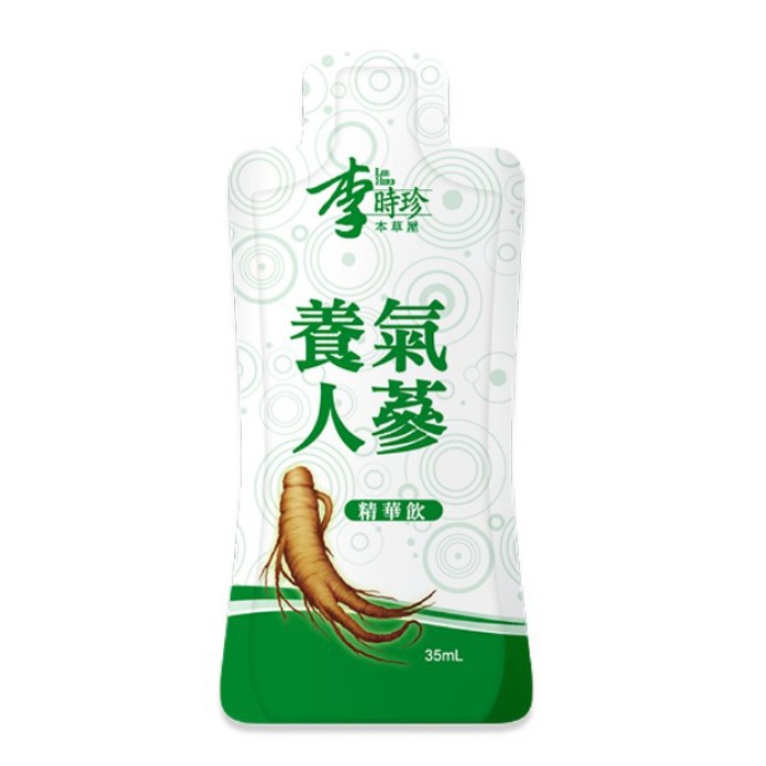 李時珍 養氣人蔘精華飲 35ml-體驗包 隨身包 旅行包 素食者可飲