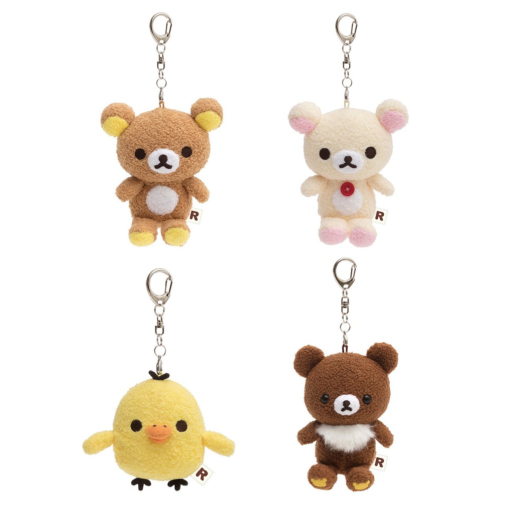 懶熊部屋 Rilakkuma 日本正版拉拉熊懶懶熊白熊小雞蜜茶熊換裝系列第二代毛茸茸吊飾鑰匙圈 蝦皮購物