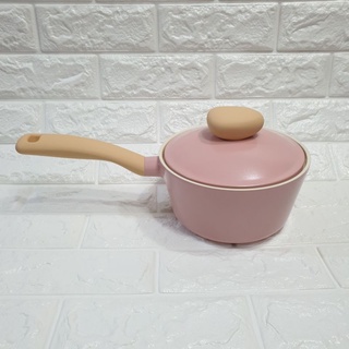 NEOFLAM RETRO 18公分 粉紅公主陶瓷單柄湯鍋 燉鍋1 .8L有原盒