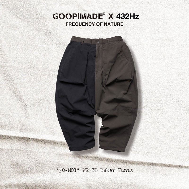 “FO-N01” WR 3D Baker Pants.goopi.goopimade.432