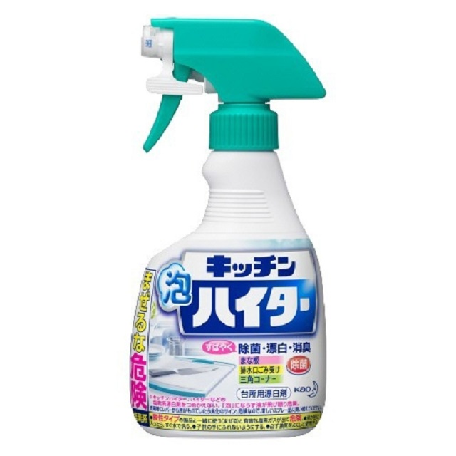 【蓁寶貝】日本花王kao廚房 泡沫清潔劑 漂白劑 除菌 400ml