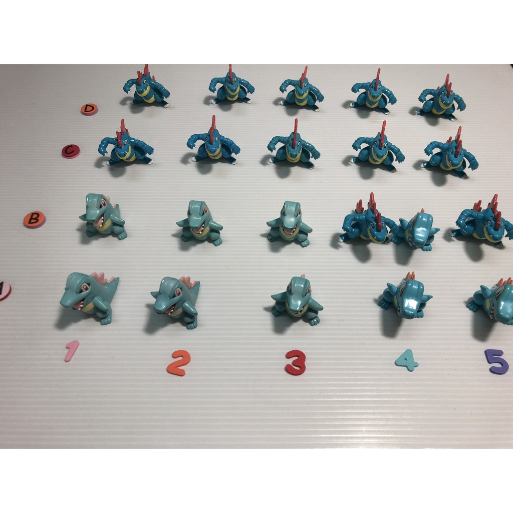 小鋸鱷 大力鱷 TOMY 吊卡 正版 日版 神奇寶貝 精靈寶可夢 中型 中號 小吊卡 公仔