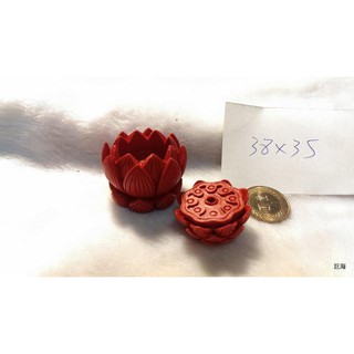 4182天然硃砂辰砂念珠佛珠佛像硃砂墜子蓮花座組香插