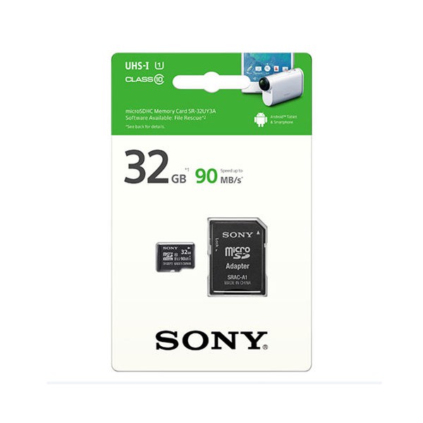 SONY microSDHC SR-UY3A 90 MB/s記憶卡 32GB  (公司貨附轉卡)