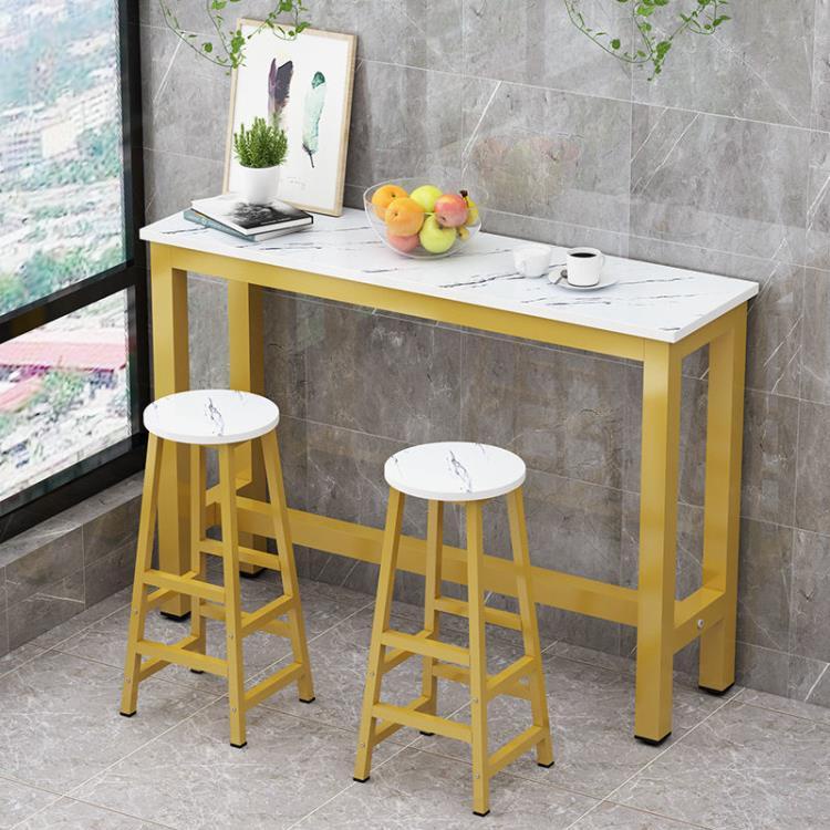 特惠 領劵折價 吧台桌家用靠墻窄桌子奶茶店桌椅組合長條桌高腳桌客廳隔斷小吧桌 蝦皮購物