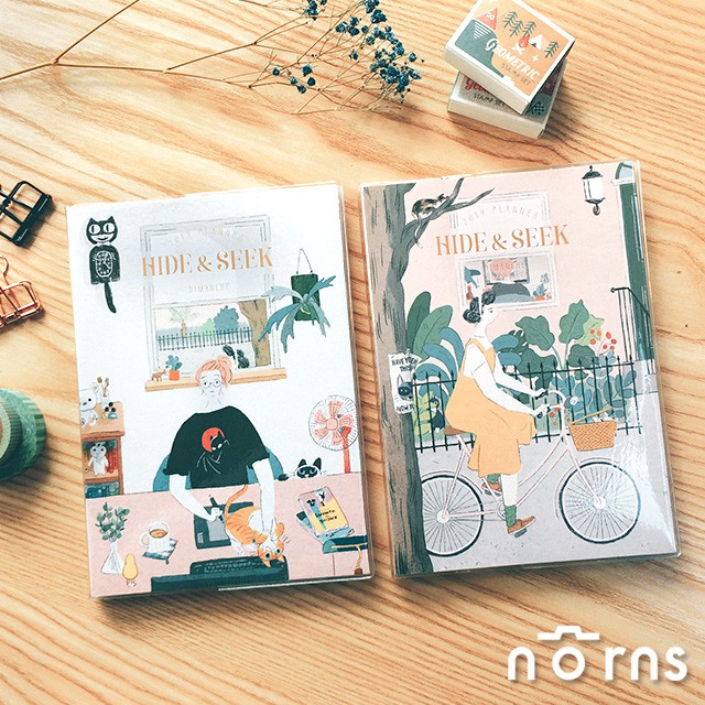 ã€Dimanche 2019èº²è²“è²“é€±èªŒHIDE & SEEKã€‘Norns è²“å’ªæ—¥èªŒ A5æ‰‹å¸³ æœˆæ›†è¡Œäº‹æ›† å¯æ”¤å¹³æ›¸å¯«