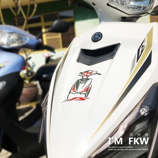 反光屋FKW JOG FS JOGFS YAMAHA 山葉 機車車型貼紙 機車反光貼紙 設計師手繪款 車型貼 車身裝飾