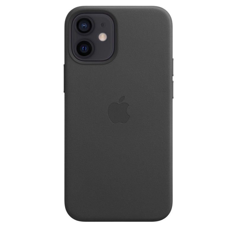 全新Apple原廠正品 iPhone 12 mini MagSafe 皮革保護殼 黑