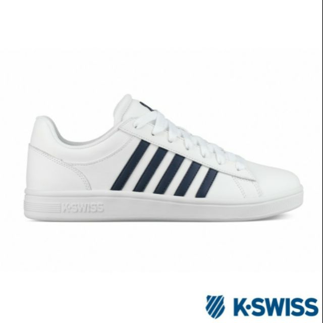K-SWISS Court Winston 休閒運動男鞋-白/藍