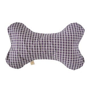 [花草巫婆]紫英格紋 茶香枕/午安枕/骨頭枕/孩童枕頭