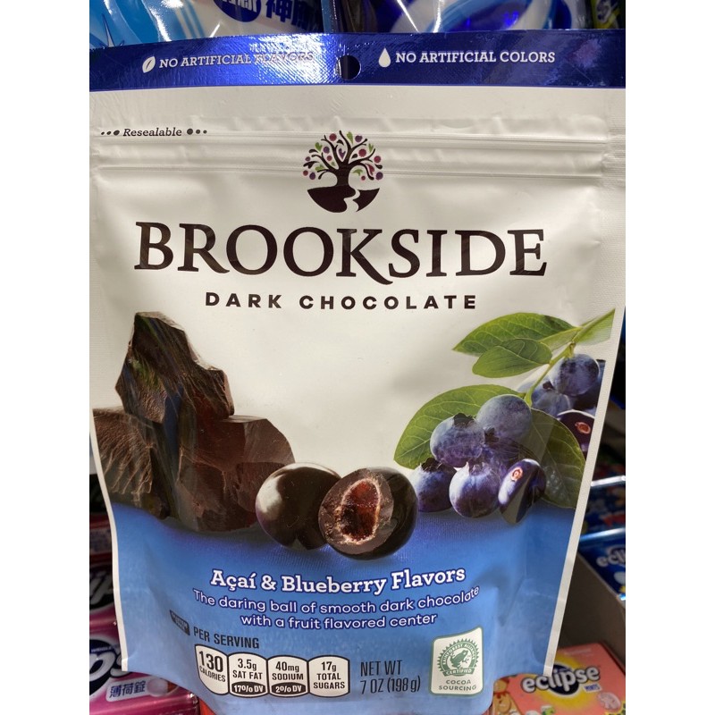 Brookside-巴西莓/紅石榴夾餡黑巧克力198g