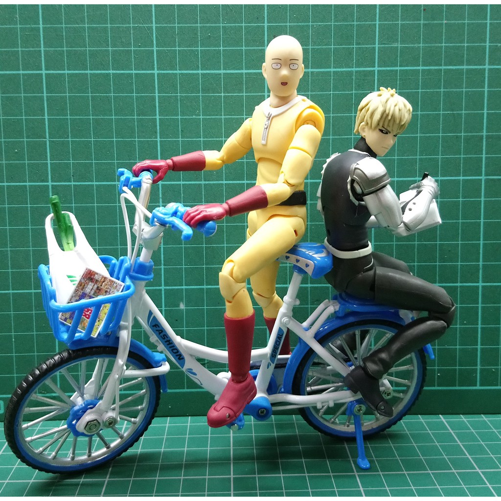 1:10 1/10 Figma SHF 可動人偶用 一拳 城市腳踏車 自行車 買菜車 模型