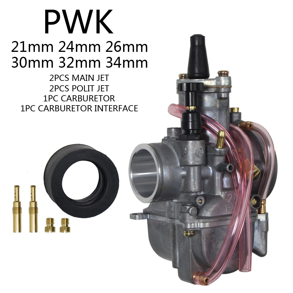 廠家直銷 越野機車改裝配件 PWK21 24 26 28 30 32 34mm OKO化油器 通用KR150 高品質