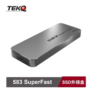 【TEKQ】583 SuperFast Type-C PCIe M.2 NVMe SSD 固態硬碟 外接盒 太空灰