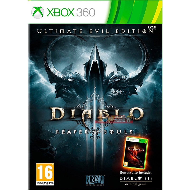 全新現貨XBOX 360 暗黑破壞神3 奪魂之鏈終極邪惡版(含3代本體) 英文版 