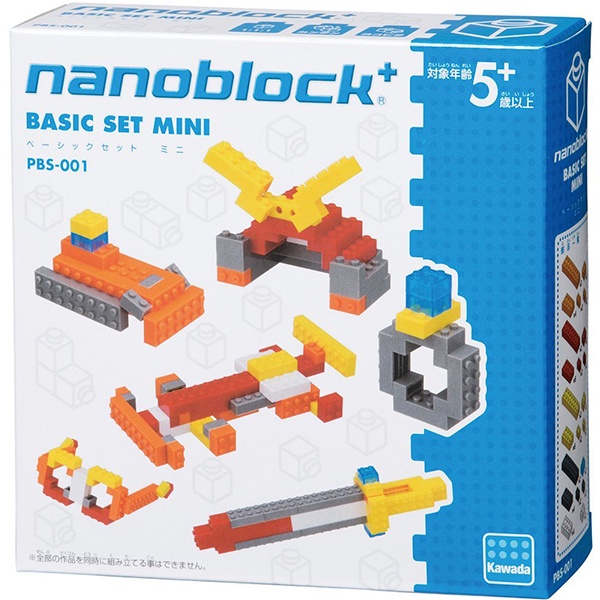 聚聚玩具【日本河田】Nanoblock 迷你積木 Plus系列  迷你基本組 PBS-001