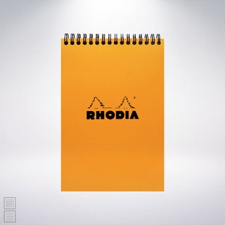 法國 RHODIA Wirebound Pad A5 上掀式圈裝筆記本: 橘色/Orange