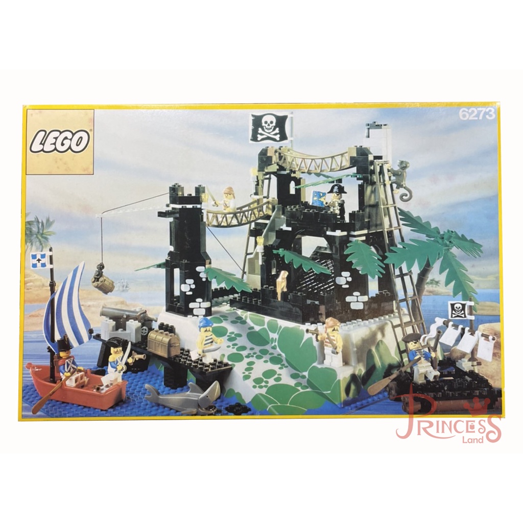 公主樂糕殿 LEGO 樂高 6273 海盜 岩島避難所 絕版 盒裝