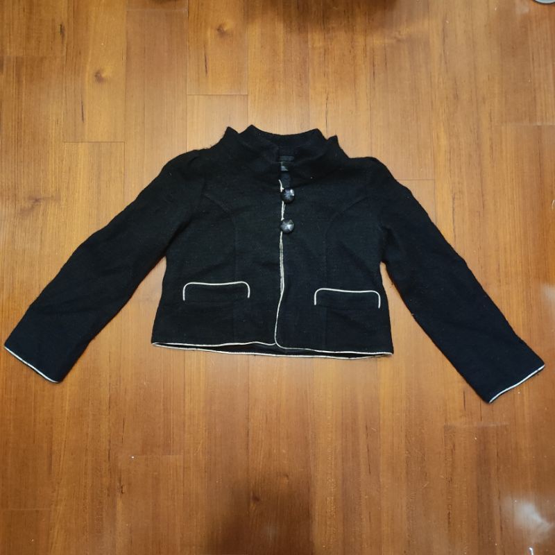 台灣製PScompany專櫃黑色短版冬季外套