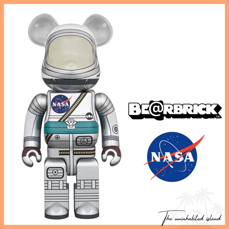 【無人島玩具】BE@RBRICK 庫柏力克熊 NASA PROJECT MERCURY ASTRONAUT