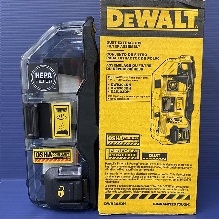 【丹尼工具】全新DEWALT DWH303DH DWH304DH 充電式集塵器配件 DCH273 DCH293專用