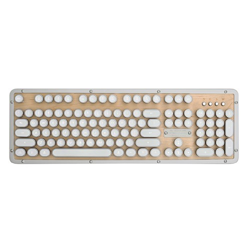 AZIO RETRO CLASSIC BT 復古打字機鍵盤（藍牙無線） 現貨 廠商直送:中英鍵帽/楓木MAPLE廠商直送