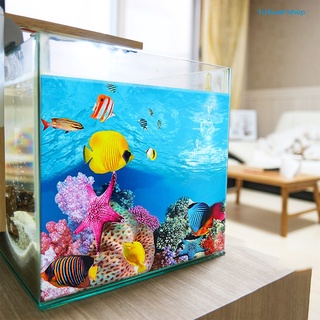 雙面魚缸背景貼紙高清3d立體高清水族箱背景圖魚缸貼紙背景紙缸外裝飾壁紙pvc 多款多尺寸可選 蝦皮購物