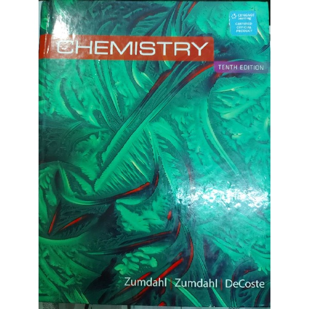 Chemistry tenth edition Zumdahl Zumdahl Decorate 大學普化用書