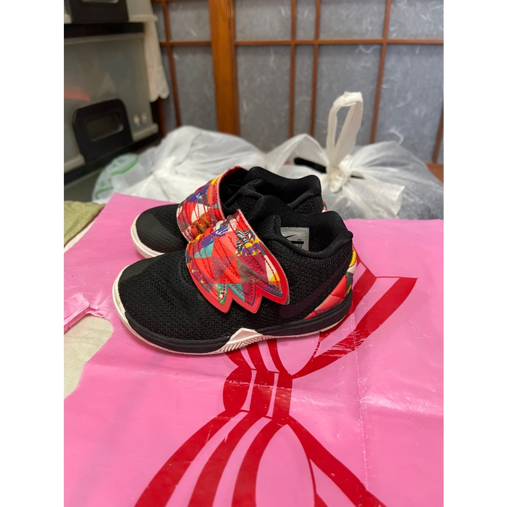 「 二手鞋 」 Nike x KI 兒童籃球鞋 US6C（黑）53