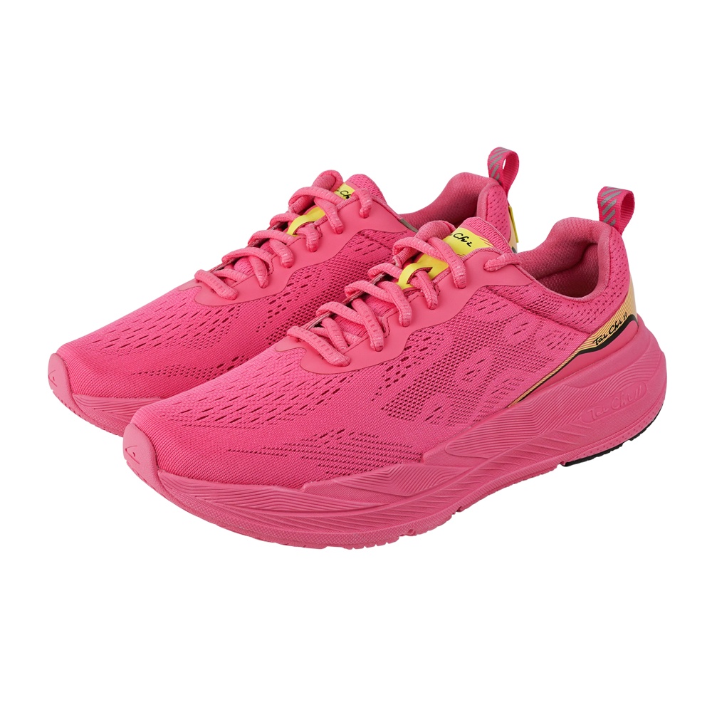 USTINI 豹豹極地鞋 太極x接地氣鞋 馬拉松協會指定推薦 排靜電健康鞋 放電跑鞋 男款 粉紅色