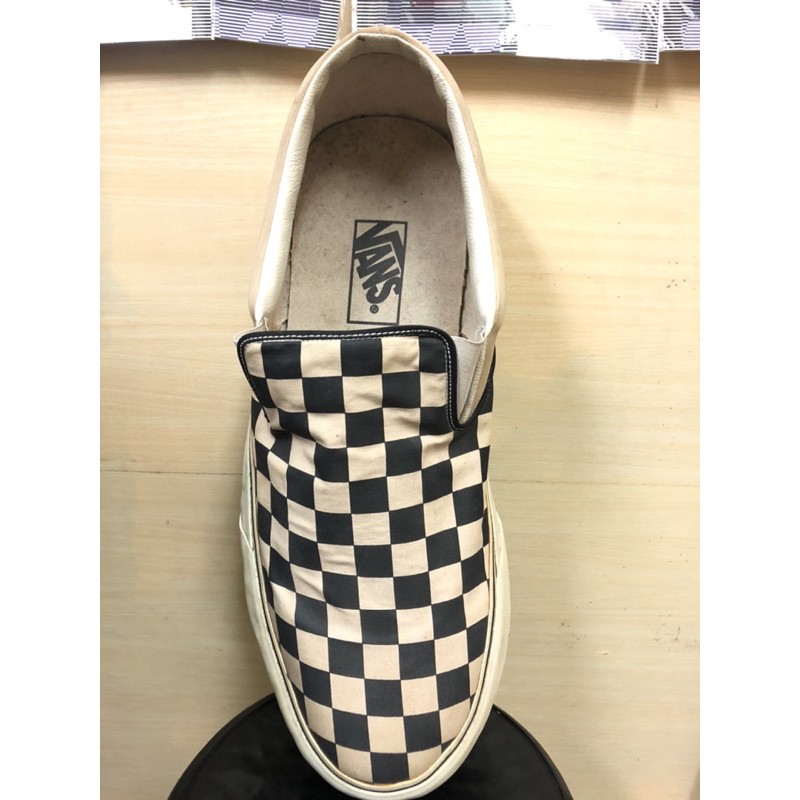 《怪奇館》超巨型VANS棋盤格經典懶人鞋slip-on 旗艦店店頭品