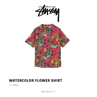 ☆ETW☆【台中店】STUSSY WATERCOLOR FLOWER SHIRT 花襯衫 襯衫 短袖 現貨