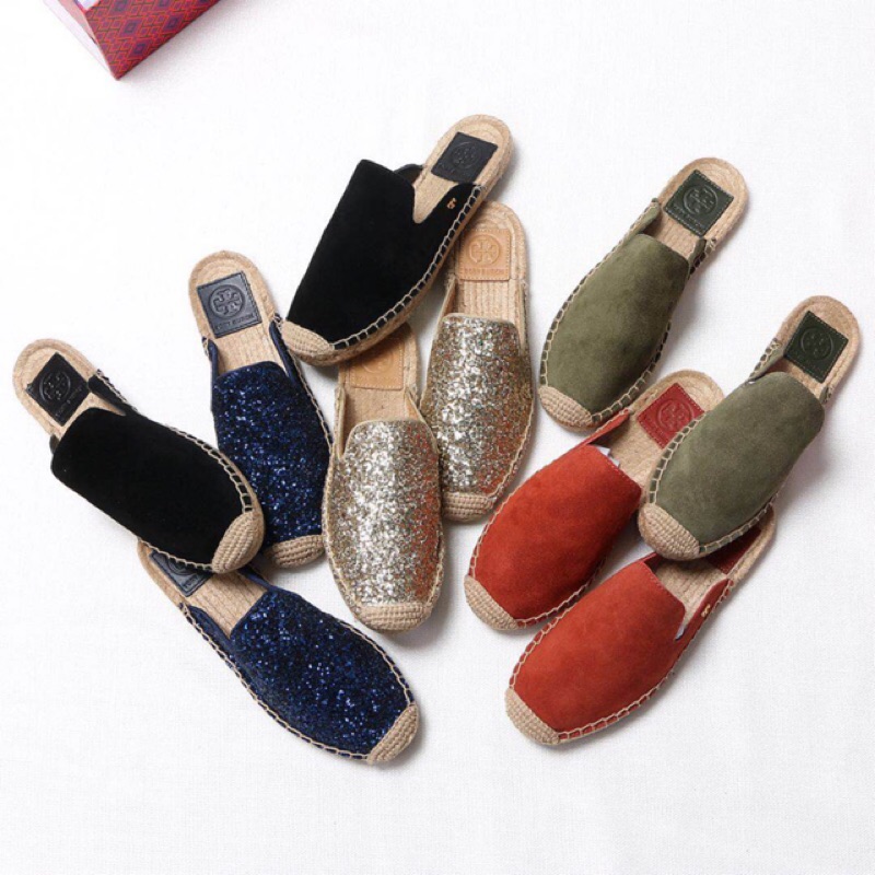 tory burch max espadrille slide