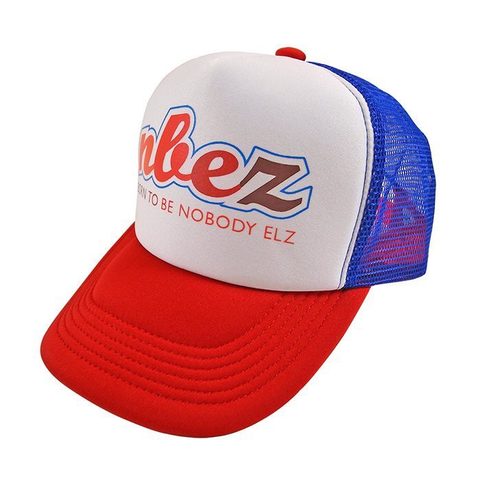 Nobody Elz 設計 網帽 卡車帽 - 漸層色 品牌縮寫 NBEZ CAP 白色款 stussy supreme