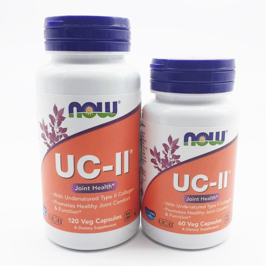 現貨 Now Foods UC- II UC-2 非變性第二型膠原蛋白海藻鈣 60顆/120顆 美國進口 [虎之鶴]