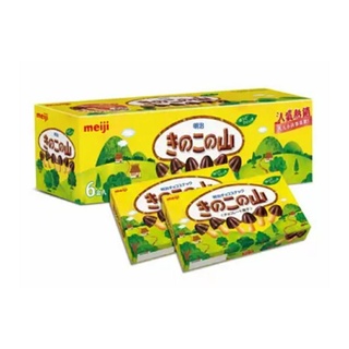 ［COSTCO 好市多 代購］MEIJI 明治 香菇造型巧克力餅乾 74公克 #103565