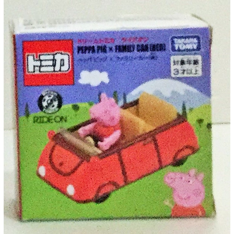 現貨 正版 TAKARA TOMY TOMICA 多美小汽車 騎乘系列 粉紅豬小妹 佩佩
