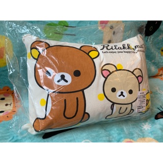 Rilakkuma 拉拉熊 懶懶熊 鬆弛熊 牛奶熊 抱枕 小枕頭 可拆套