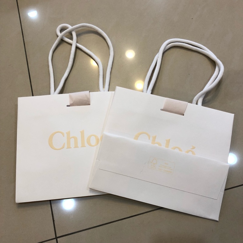 Chloe 紙袋| 蝦皮購物