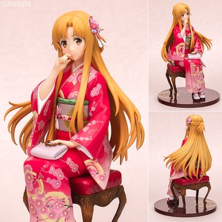 █Mine公仔█日版 刀劍神域 KADOKAWA 角川 亞絲娜 和服禮裝 1/7 PVC 完成品 結成明日奈 D0156