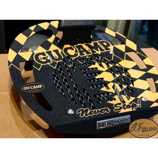 P&J GUCAMP x HUCK 浩克手工傢俬 聯名 限量 復古彩繪 桌上低底盤型 USB 風扇 安全帽架 賽車格彩繪